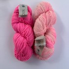 FEZA SOCKTASTIC YARN - 2 Skeins - PINK 465 yds ea Superwash Merino/Nylon - NOS
