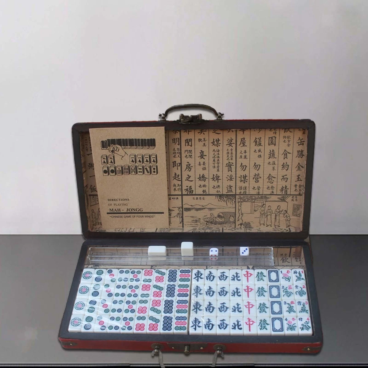 Mini Jeu De Mahong Chinois, Jeu De Mahjong Pour Le Voyage, Petit Jeu De