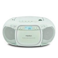 Medion Life E66476 Stereo Sound System Cd MP3 Kassette Ukw Radio Boombox GrüN