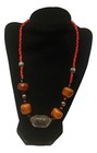 Handcrafted Moroccan african artisan Amber Berber necklace