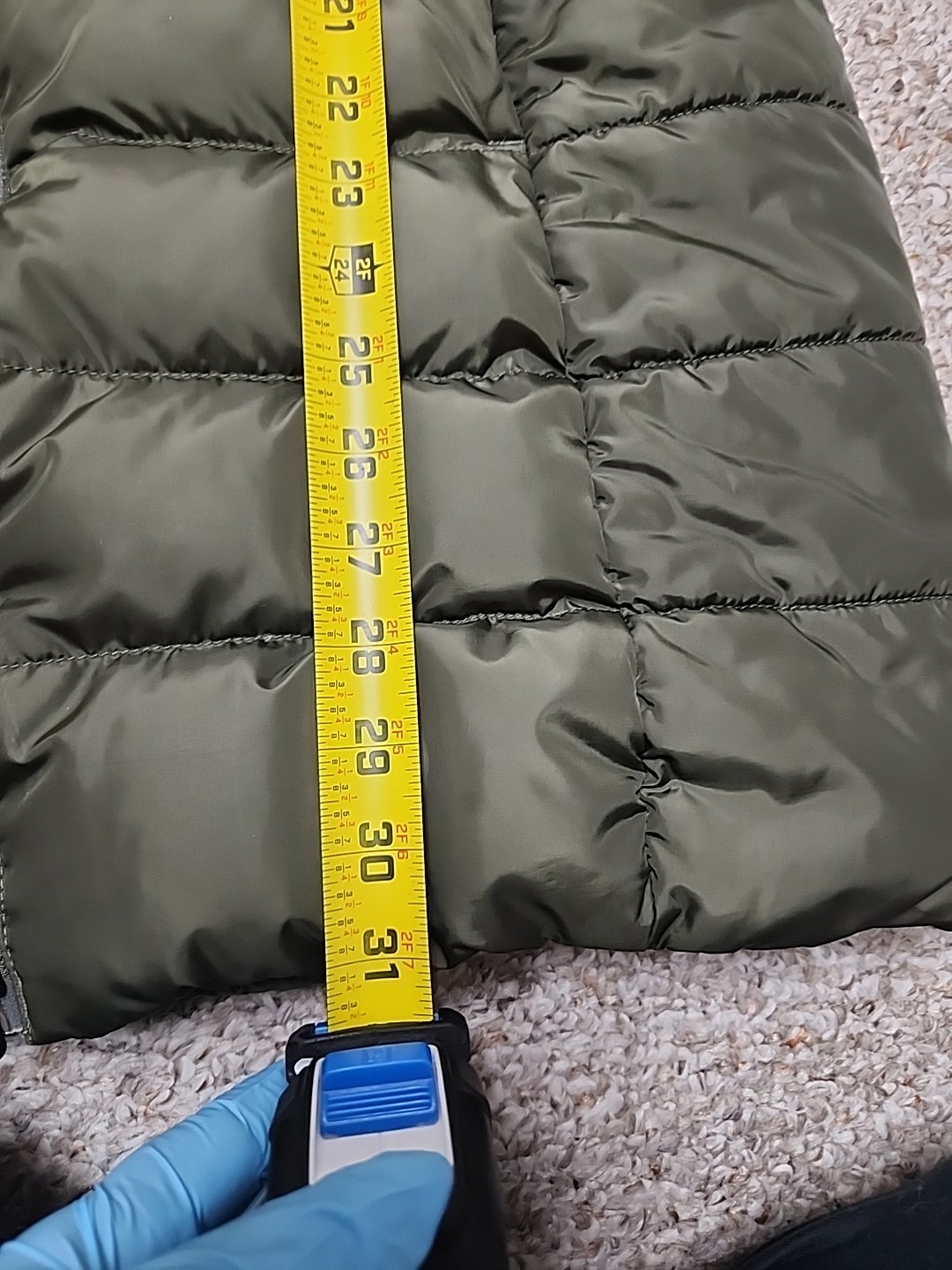 The North Face Gotham II 550 Down Parka SMALL ThymeGreen Full Zip Coat thumbnail 15