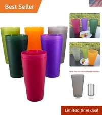 Break-Resistant 12-Pack of 32-Ounce BPA-Free Tumblers - Perfect for Outdoor Fun