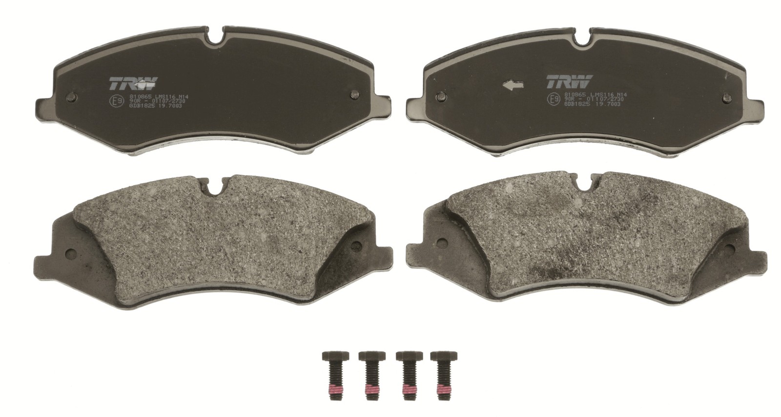 Fits TRW GDB1825 BRAKE PAD SET, DISC BRAKE