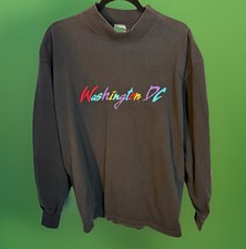 True Vintage Anvil 90s Retro Shirt   Cotton Washington Dc XL Cotton Deluxe USA