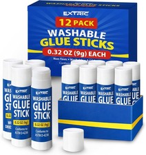 Glue Sticks Bulk Classroom, White Glue Sticks...