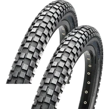 Pack of 2 Maxxis Holy Roller Tire 26 x 2.4 Clincher Wire Black Single