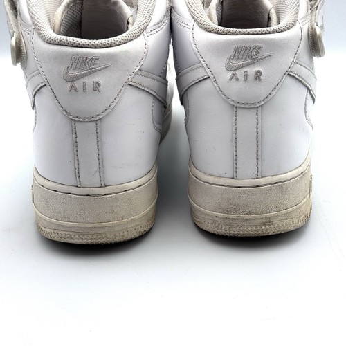 Nike Air Force 1 High Top White Mens US 12 - Picture 8 of 13