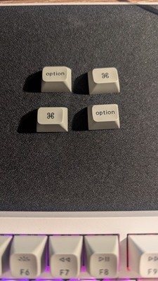 Mechanical Keyboard Keycaps for Mac (Command & Options Keys)