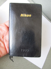 Vintage 1990 Nikon Pocket Calendar Planner Nikon F4 Professional