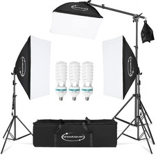 135W Photo Studio Photography 3 Soft Box Light Photography Studio Light Kit