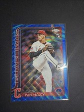 2025 Topps Chrome Doug Nikhazy Blue Refractor /150 RC