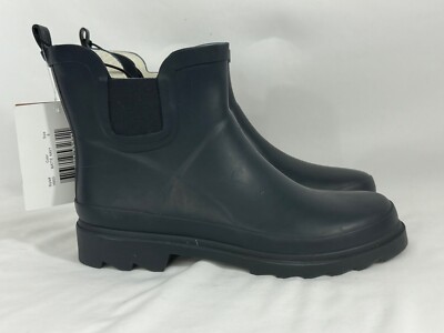Norty Women's Ankle Rubber Waterproof Boot Size 6 - runs a 1/2 size large - NWT