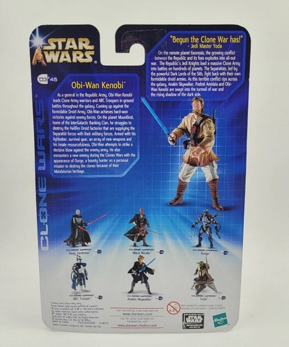 Star Wars Clone Wars 2003 General Obi Wan Kenobi - 1st Release - Picture 2 of 2