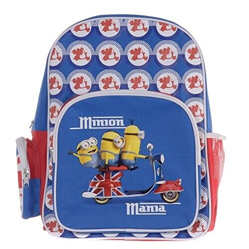 Minion Mania Teen / Kids Boys Girls Despicable Me Backpack Bag School College UK - Picture 1 of 2