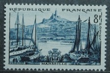 1955 FRANCE TIMBRE Y & T N° 1037 Neuf * * SANS CHARNIERE