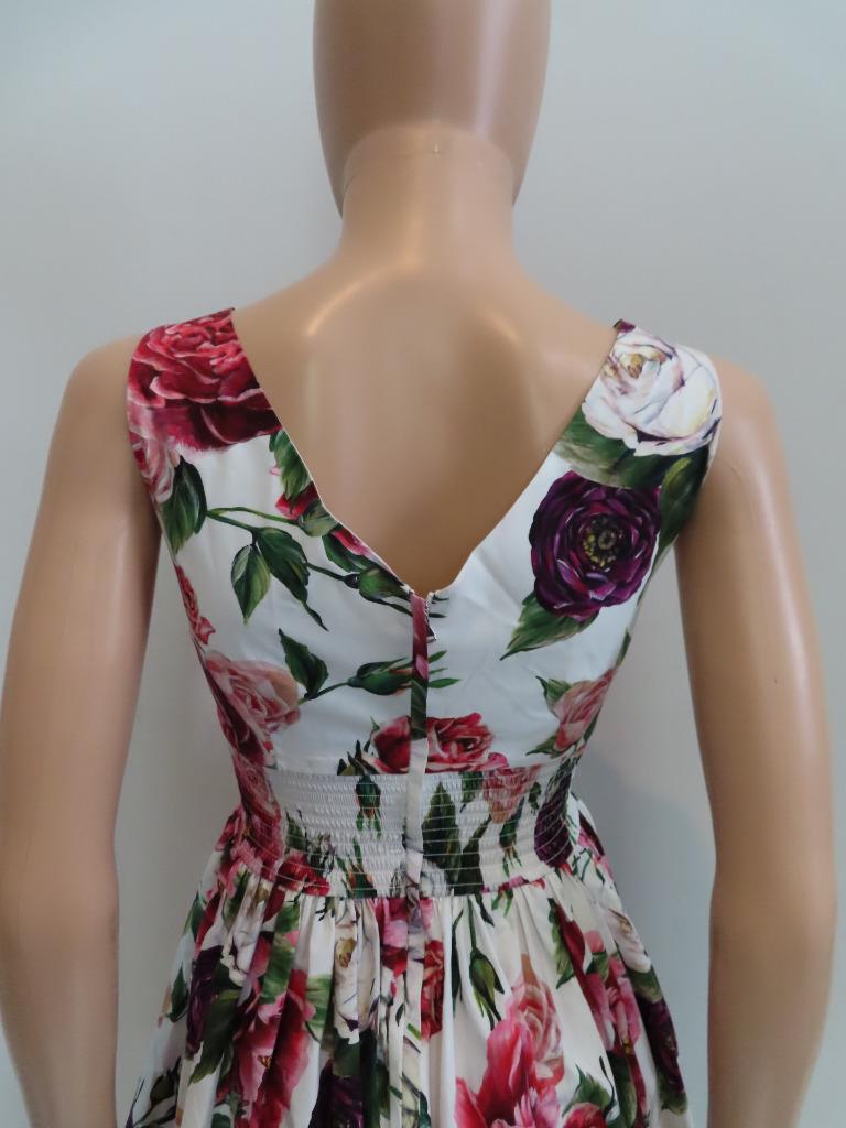 Dolce & Gabbana Floral Print Sleeveless Dress Size 36/US 0