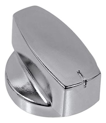 Manopole Cromate Argentate Set Di 3 Manopole Cromate BELLING Originali Per Fornello E Forno A Gas, Colore Argento - Ricambio Perfetto Ricambi Piano Cottura Gas - Foto 5