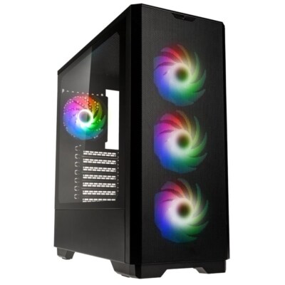 5999094005921 Kolink Unity Solar ARGB Mesh Mid-Tower - black 