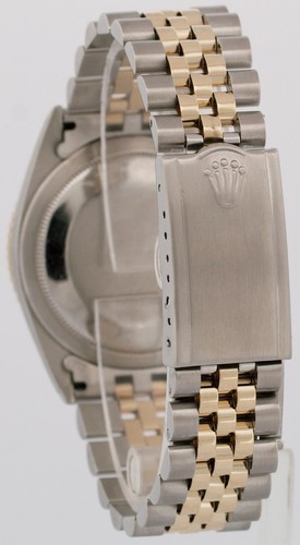 VINTAGE ROLEX DATEJUST 36MM CHAMPAGNE Turn-O-Graph JUBILÄUM Stahl 18K Gold 1625 - Bild 5 von 9
