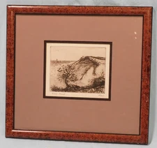 Albert Edel (American, 1890- 1961) Framed Etching "Race Point" Signed