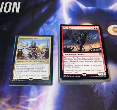 mtg admiral beckett brass commander deck Nearly Identical - or Don Andres? Other Pirates you control get +1/+1 Admiral Beckett Brass PIRATES Grixis