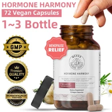 3 PACK Happy Mammoth Hormone Harmony Natural Hormonal Support for Women 72 Caps.