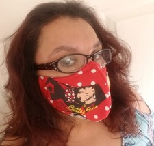 BETTY BOOP COTTON MASK PATCHWORK Double Layer