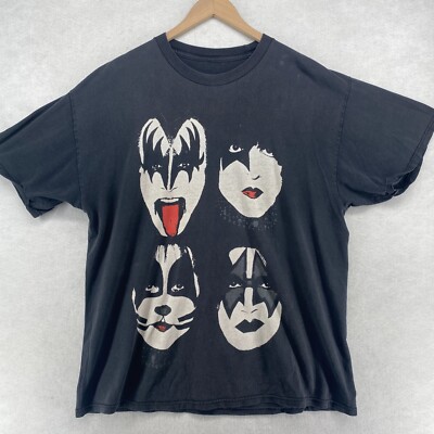 KISS ALIVE 35 Shirt Mens XL I WAS THERE World Tour Stanley Simmons Freeley Black
