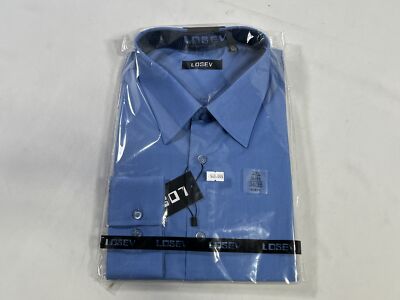 Mens Losev Blue Button Down Shirt Size 2XL XXL NEW | eBay