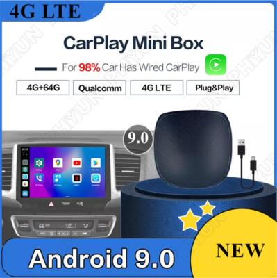 4G LTE Mini Android Box Support Wireless Carplay Ai Box Car Multimedia-Player