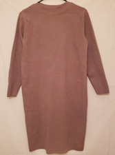 UNIQLO Soft Mocha Long Sleeve Sweater Dress Size S10 NWOT Preppy Old Money Style