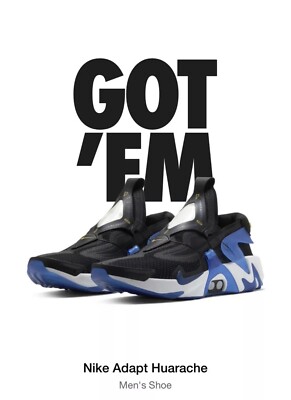 adapt huarache racer blue