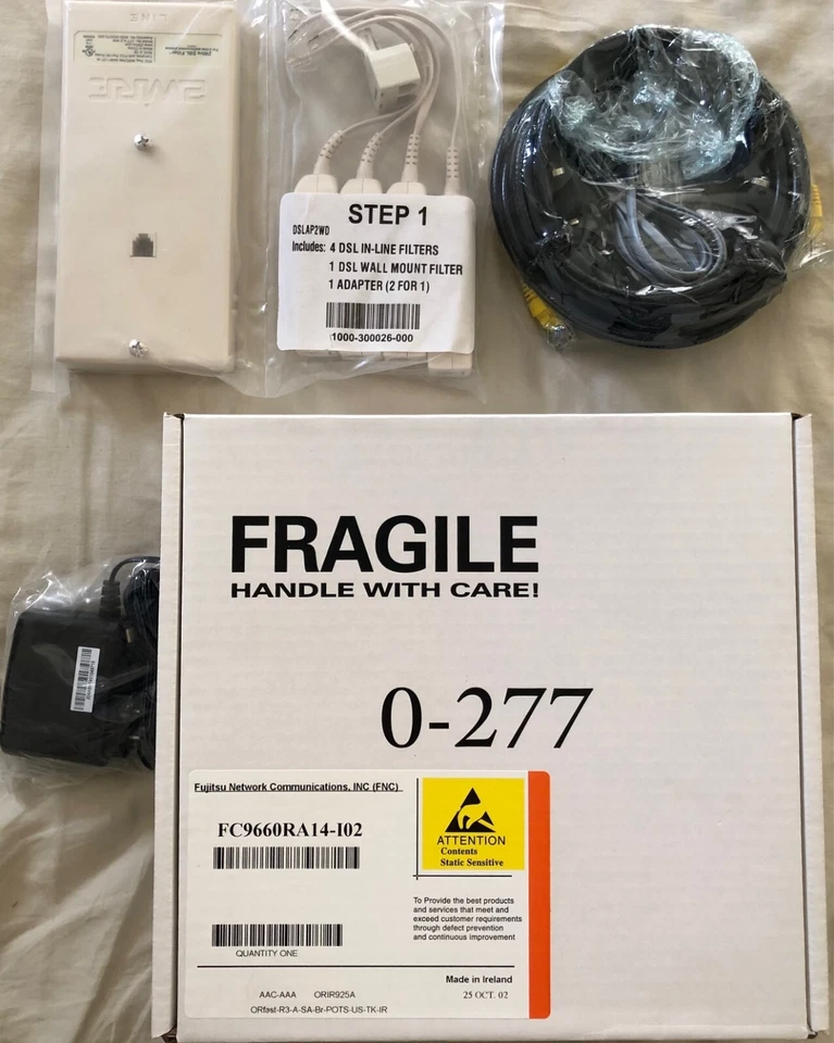 New Fujitsu SpeedPort DSL Modem FC9660RA14-I02 0-277 In Original Box - Image 2 of 3