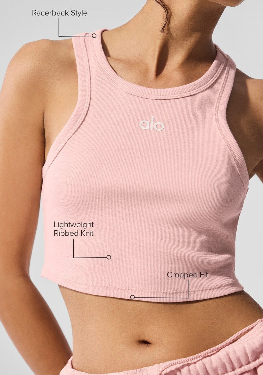 トップス Alo Yoga: Aspire tank S Aspire Tank - Black/White | ALO