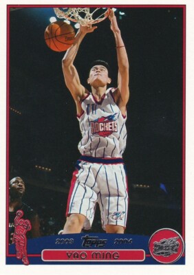 YAO MING 2003-04 Topps Basketball # 11 Houston Rockets HOF NM - MT