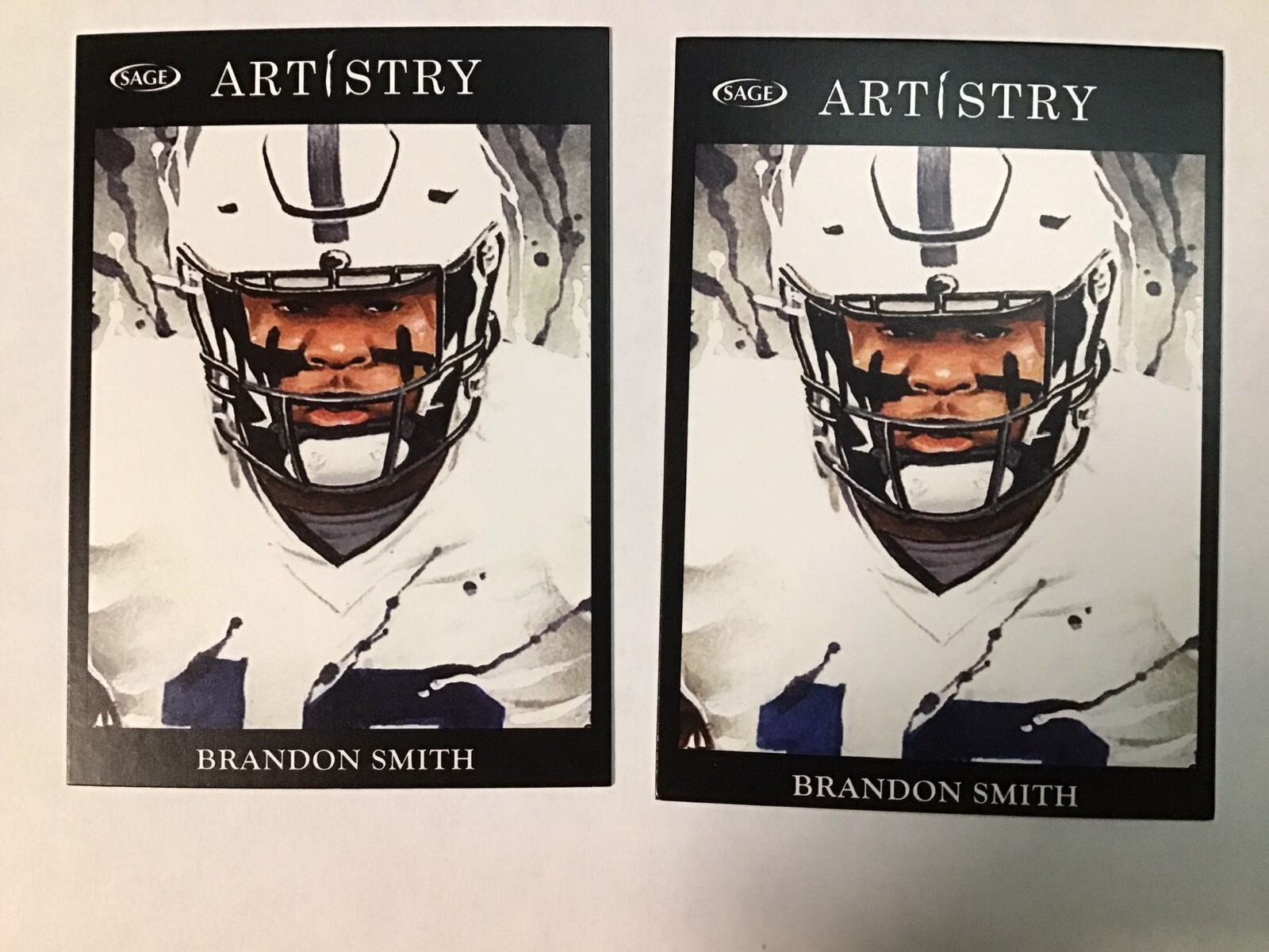 2022 Sage Artistry #95 Brandon Smith 2 card LOT Free Shipping