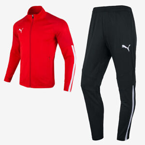 puma tracksuit red