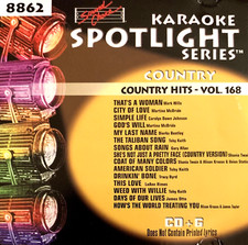 SOUND CHOICE SPOTLIGHT - COUNTRY HITS - VOL 168 - SC8862 - TOBY KEITH