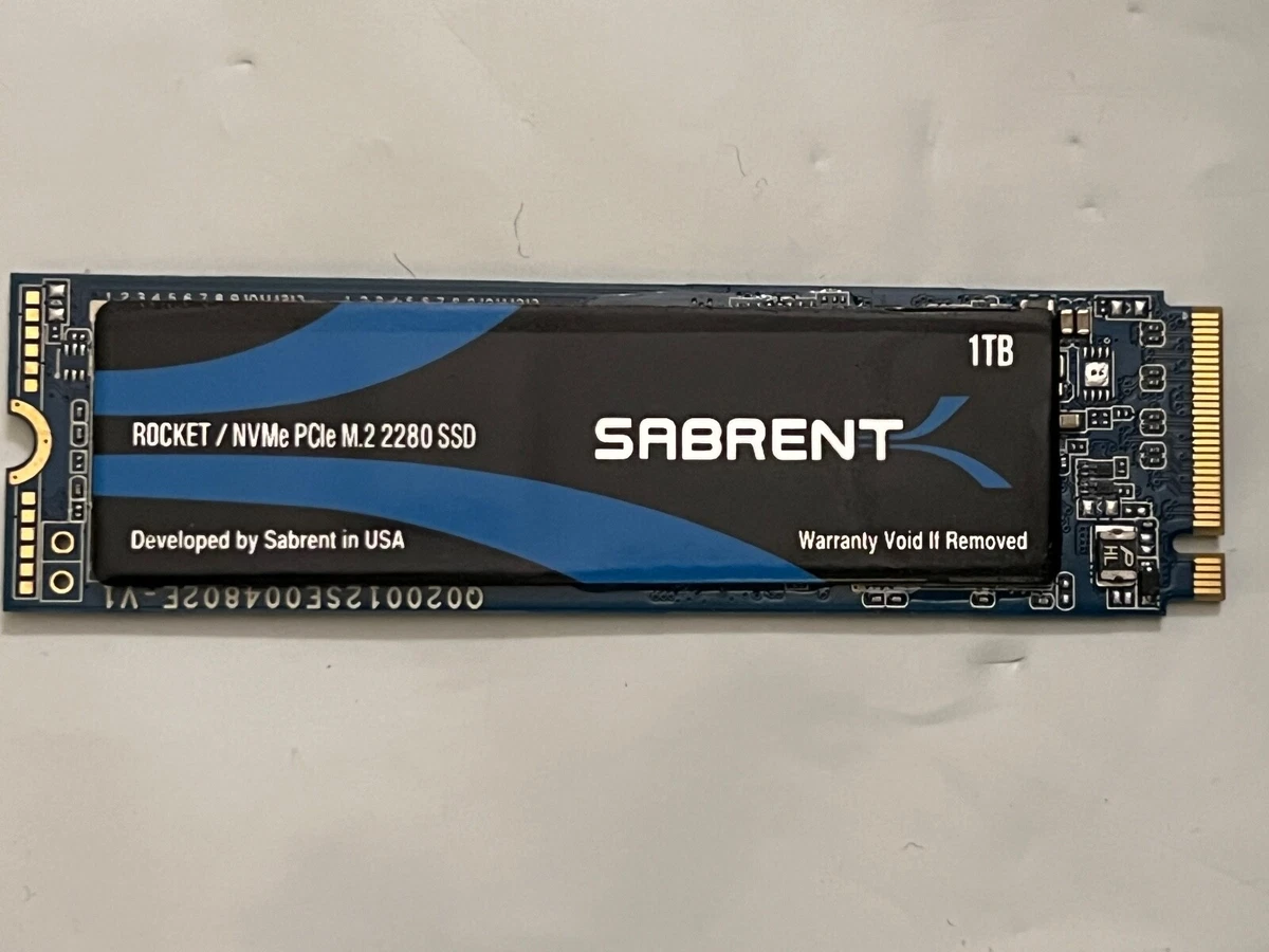 Sabrent 1TB Rocket NVMe PCIe M.2 2280 High Performance Internal Solid State  Drive - SBROCKET1TB for sale online