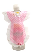 Polka Dot Color Choice Apron Coverup Pancake Syrup Catsup Dish Soap Bottle Gift