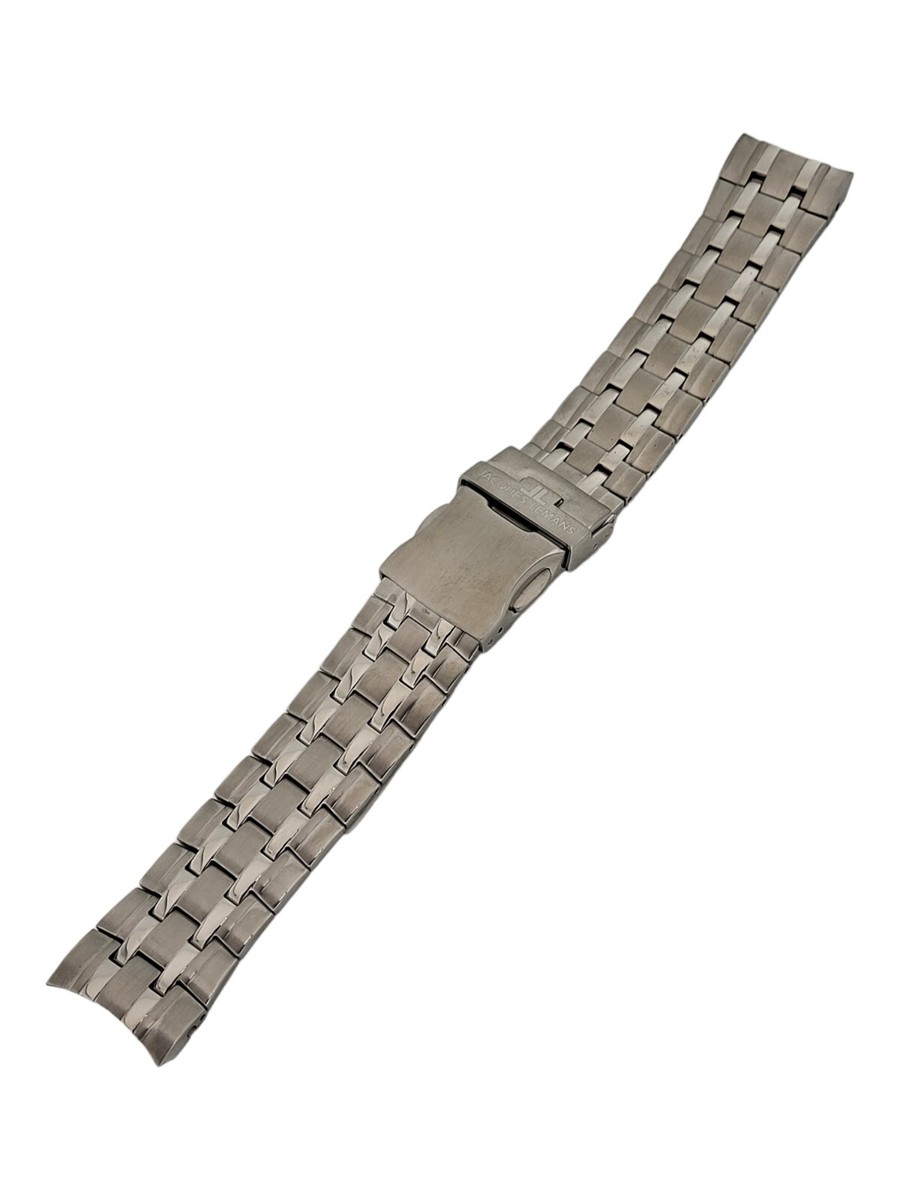 Jacque Lemans Watch Strap 1-1117 Stainless Steel GMT Chronograph