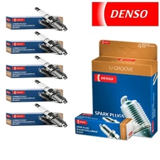 5 Pack Denso Nickel Resistor Spark Plugs for 1998-2000 Volvo V70 L5-2.3L