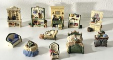 Avon Victorian Memories Miniature Kitchen Furniture 11 pieces 2001