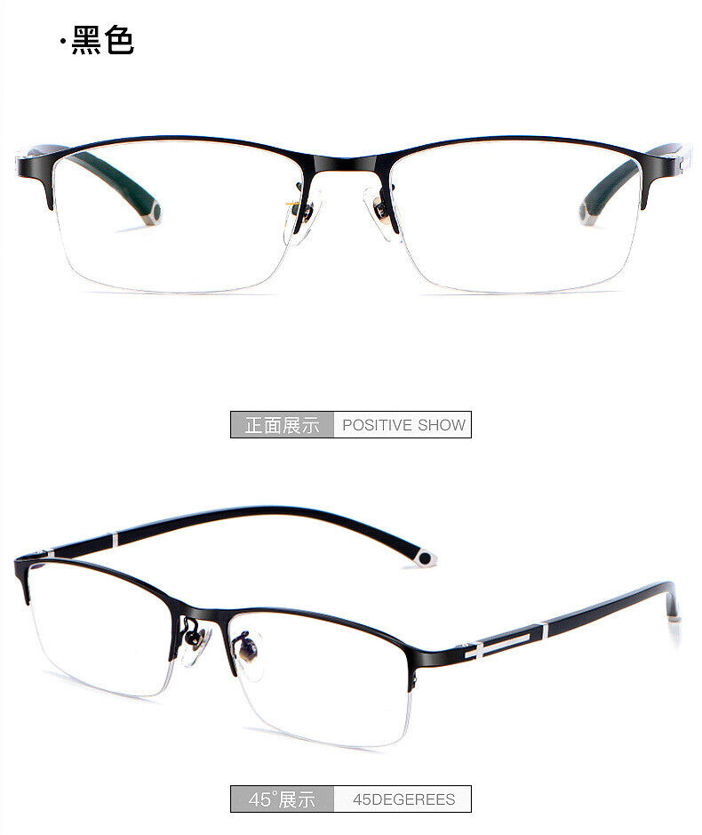 High-end business Spectacles half-rim Eyeglasses for men Frames