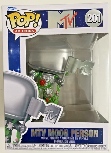 Funko POP! Ad Icons MTV- MTV Moon Person #201 Vinyl Figure