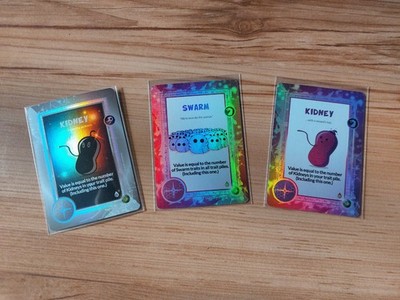 Collection Of 3 Doomlings Special Edition Swarm And Kidney Holofoil Cards