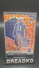 2021 Panini Mosaic - Rookies Christian Barmore #358 Mosaic Reactive Orange Prizm