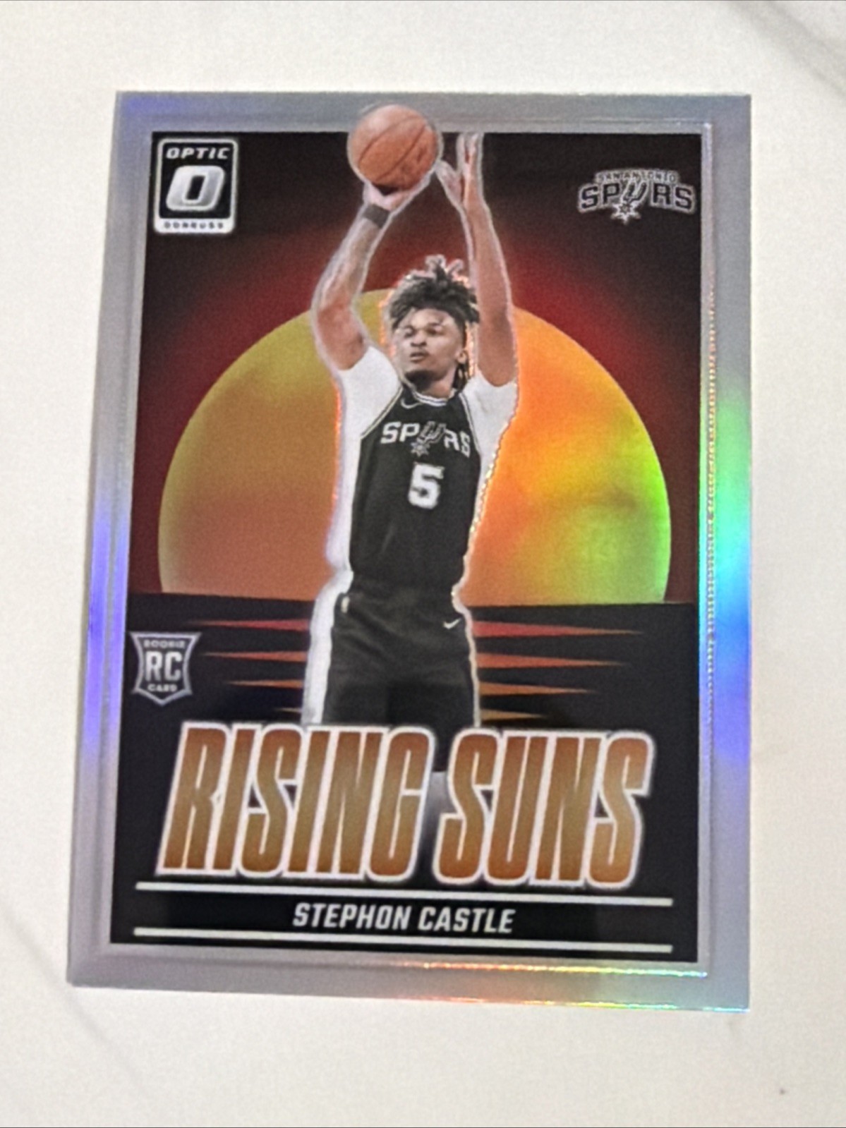 2024 Panini Donruss Optic - Rising Suns Stephon Castle #6 Holo