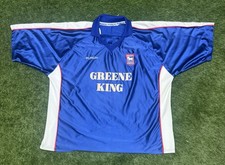 VINTAGE MENS FC IPSWICH TOWN 1999/2001 HOME SOCCER FOOTBALL SHIRT JERSEY SIZE L