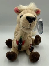Coca-Cola Plush Camel 1999 Ramel Egypt Coke Bottle Int'l with Tags #0238 Vintage
